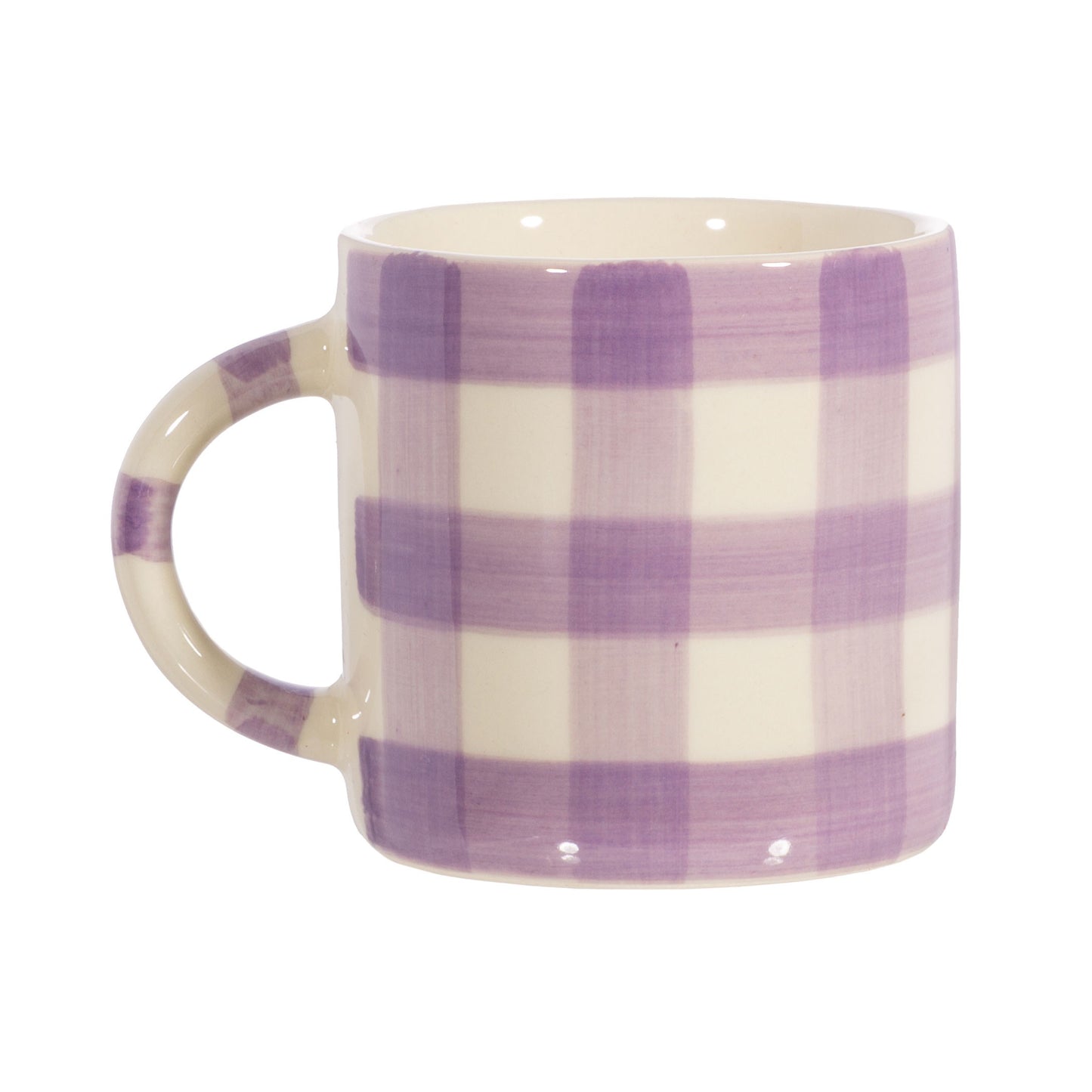 Sass & Belle - Lilac Gingham Mug