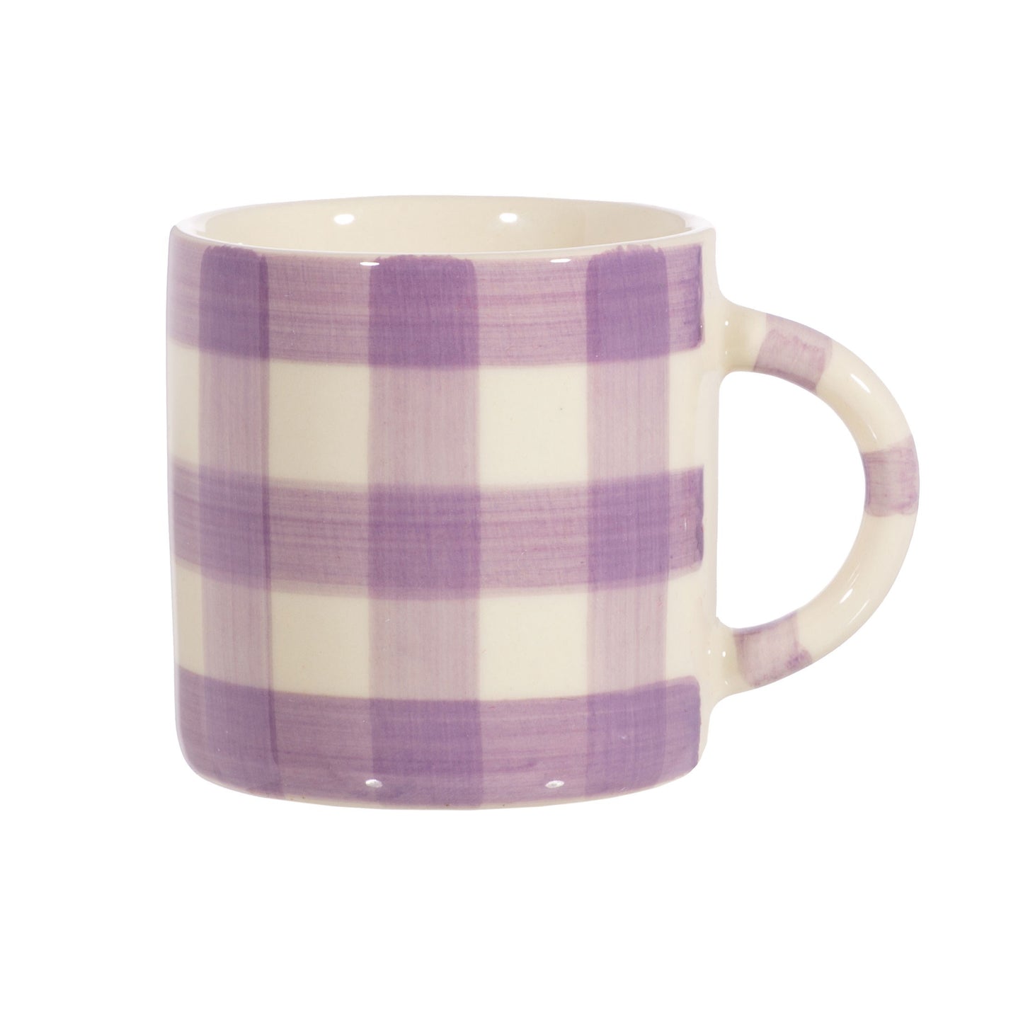 Sass & Belle - Lilac Gingham Mug