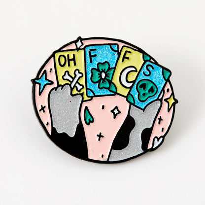Punky Pins - Kitty Poker Night Enamel Pin