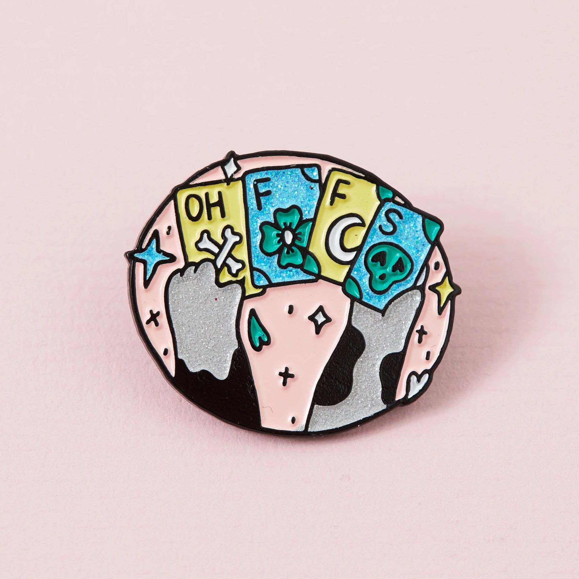 Punky Pins - Kitty Poker Night Enamel Pin