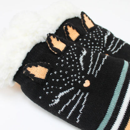 House of Disaster - Feline Slipper Socks
