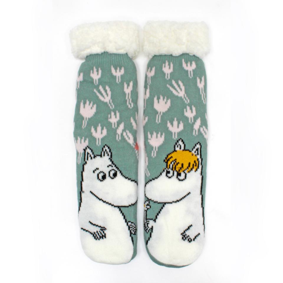 House of Disaster - Moomin Floral Slipper Socks