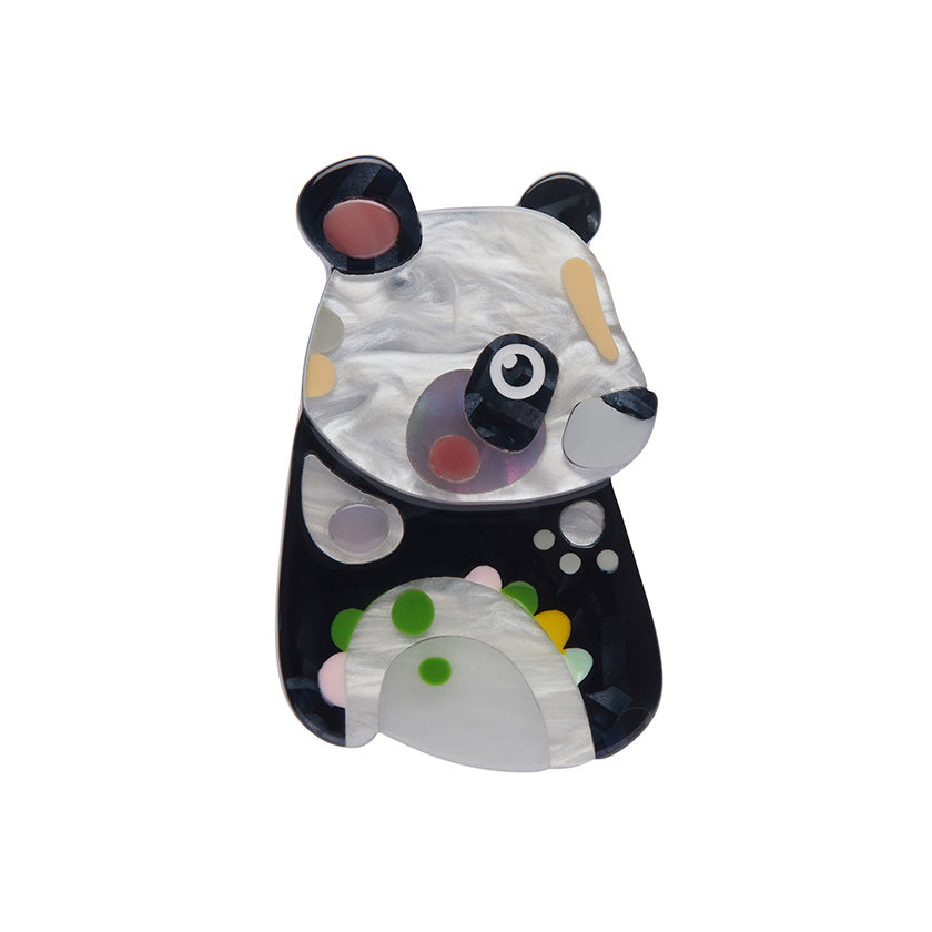 Erstwilder x Pete Cromer - The Patient Panda Mini Brooch
