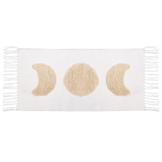 Sass & Belle - Moon Phases Tufted Rug White
