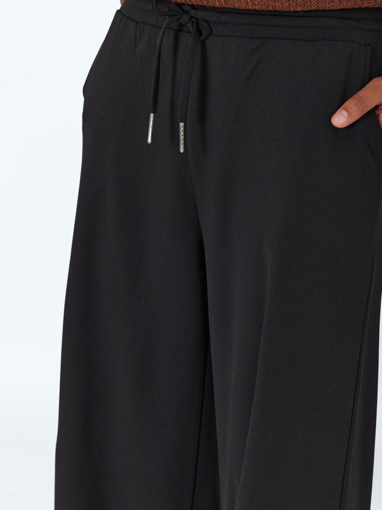 Noisy May - Black Wide Leg Trousers