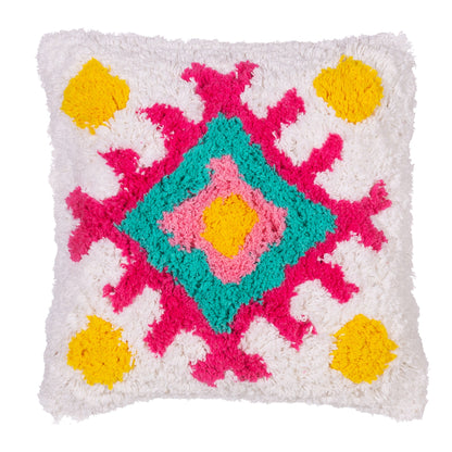 Sass &amp; Belle - Multicoloured Diamond Tufted Cushion