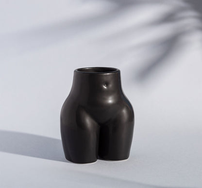 Sass & Belle - Small Body Vase in Black