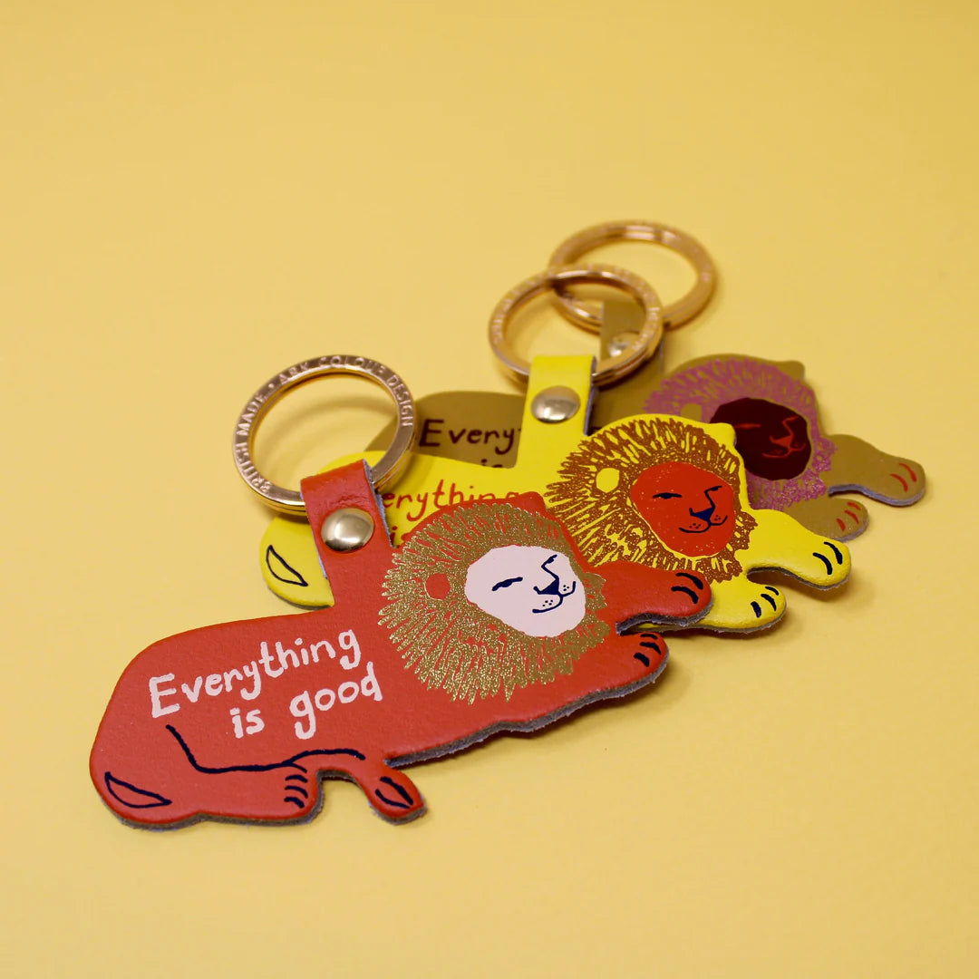 Ark Colour Design - Everything is Good Lion Key Fob
