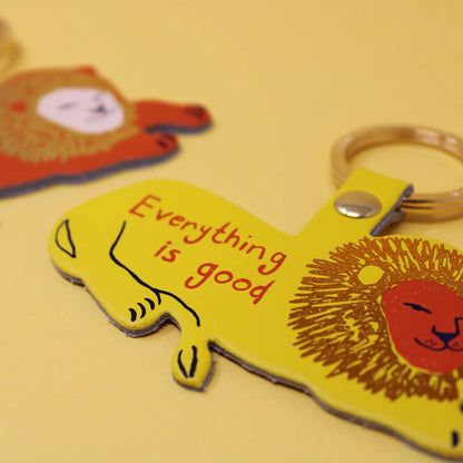 Ark Colour Design - Everything is Good Lion Key Fob