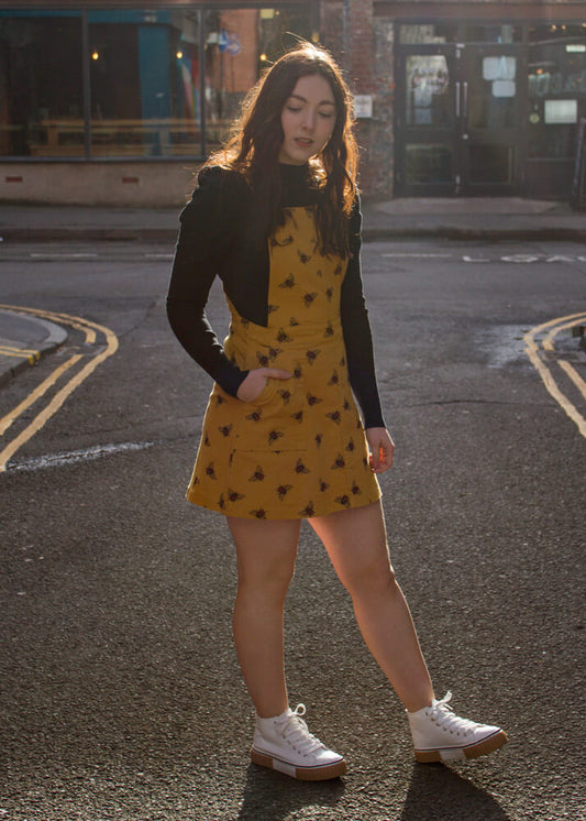 Run & Fly - Gold Bee Pinafore