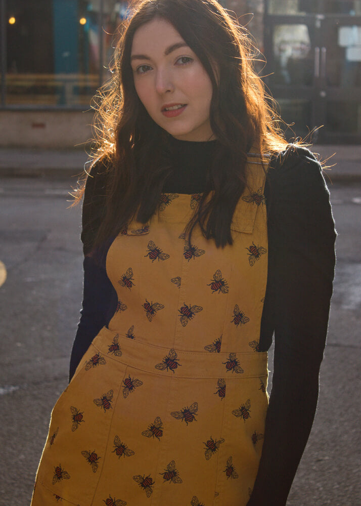 Run & Fly - Gold Bee Pinafore