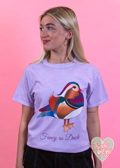 Home of Rainbows - Unisex Fancy as Duck Lilac Tee