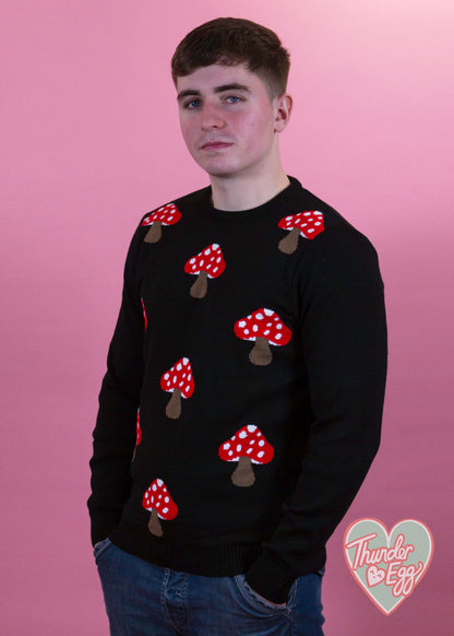 Run & Fly - Black Mushroom Jumper
