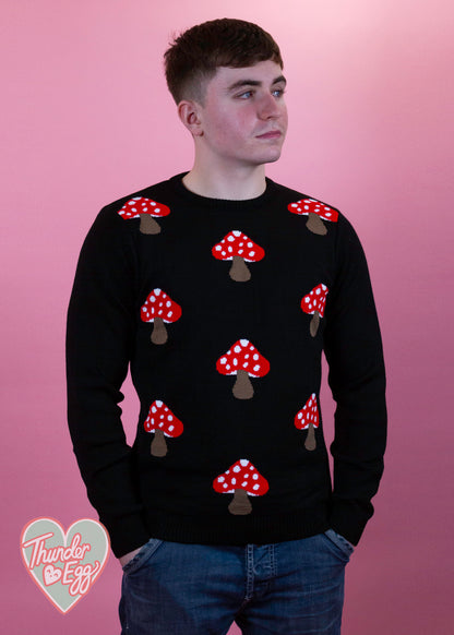 Run & Fly - Black Mushroom Jumper