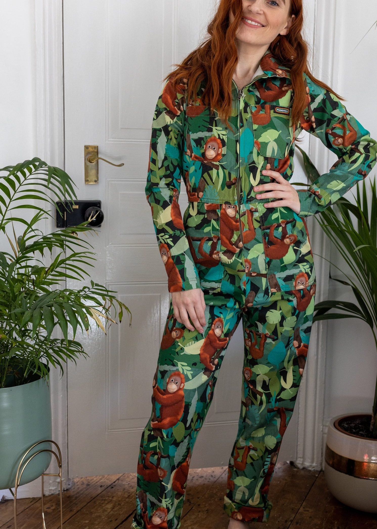 Run & Fly - Orangutan Stretch Twill Boiler Suit